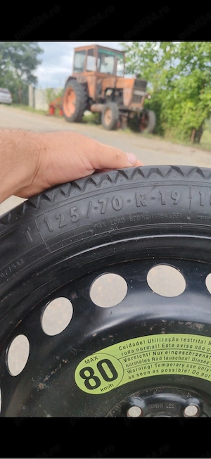 roata rezerva slim 5x112 r19 audi - imagine 2