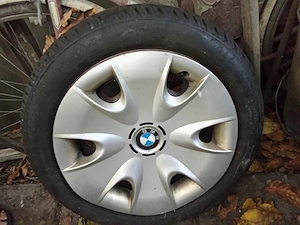 vând 4 roti cu jante de BMW  - imagine 4
