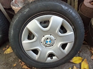 vând 4 roti cu jante de BMW  - imagine 3
