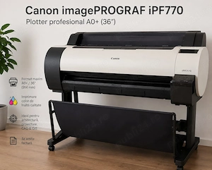 Plotter Canon imagePROGRAF iPF770 A0+ 36  profesional   stare foarte bună