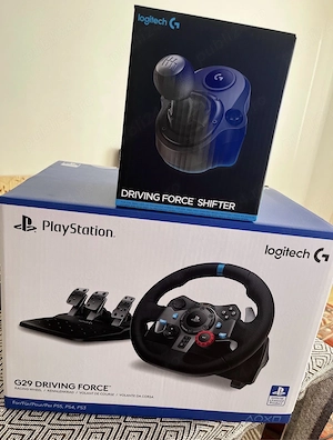 Volan Logitech cu schimbator