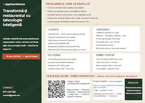 Platforma comenzi-gestiune Horeca smart