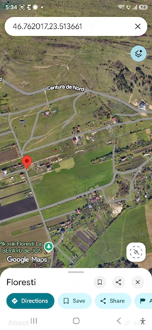 PF vind teren Intre case, de 570mp extravioan Floresti, linga Donath Park