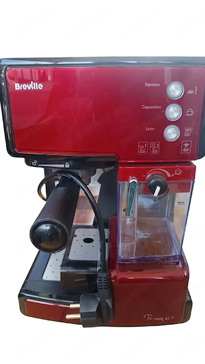 Espressor Breville Prima Latte roșu (VCF046X-01), 15 bari, stare excelentă