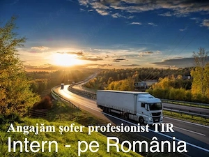 Angajăm șofer tir c+e   curse doar în țară