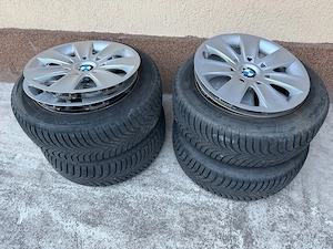 Jante BMW 16" tabla+ anvelope iarna + capace