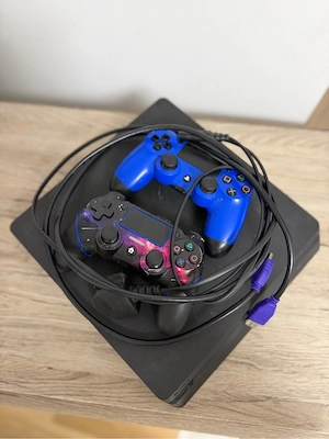 Playstation 4 slim 500 gb+2 controllere  - imagine 5
