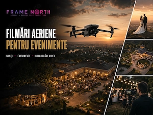 Filmări cu drona pentru evenimente și videografi | Iași
