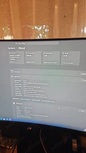 Vând unitate Pc DDR4 i5 8400 placa video 6 gb Ssd Hdd 