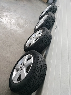 Jante aliaj originale vw-audi cu cauciucuri 205 55 16 - imagine 4