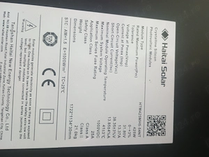 Vând 8 panouri fotovoltaice 425 w