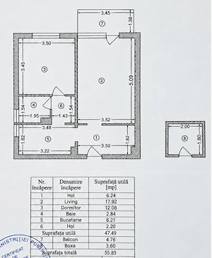 Magurele - Apartament 2 camere in Centru - imagine 12
