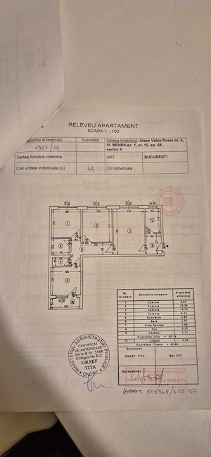4 camere Drumul Taberei | Aleea Valea Rosie | 3 min Metrou Raul Doamnei | Liceul Lovinescu