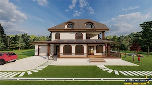 Teren imprejmuit+ proiect casa + autorizatie constructie,1.261 mp, - imagine 5