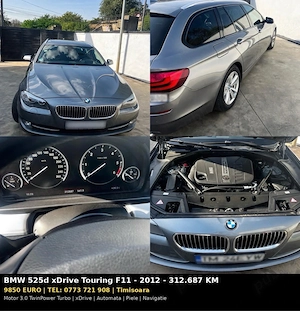 BMW Seria 5 Touring F11 xDrive - 2012 - imagine 2