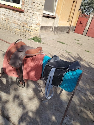 Vand două șei pentru ponei si un ham  - imagine 4