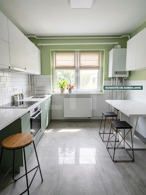 Apartament 3 camere, 64 mp, zona Decebal - imagine 3
