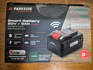 Acumulator Smart Parkside Performance 20V 8Ah PAPS 208 A1 - Nou, Sigilat (Bluetooth)