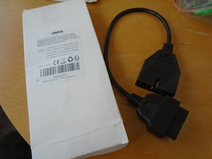 Cablu adaptor diagnoză auto GM de la 12 pini OBD1 la 16 pini OBD2 - Nou