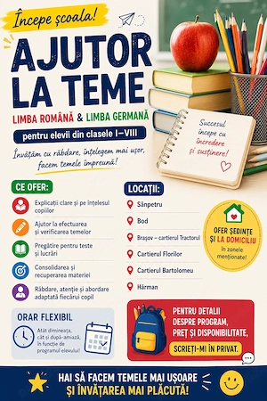 Limba română și Germană I-VIII