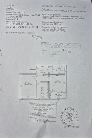 Proprietar vand apartament 2 camere Navodari ultracentral - imagine 7