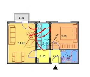 Vanzare apartament 2 camere Drumul Taberei - imagine 2