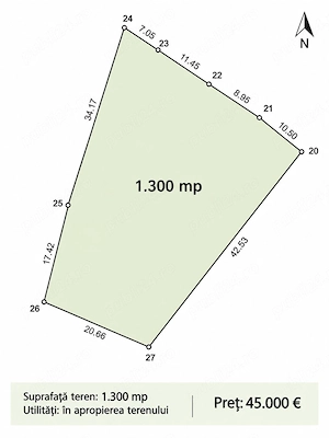 Teren 1.300 mp | Borsec   zonă centrală | Liniște și poziție excelentă