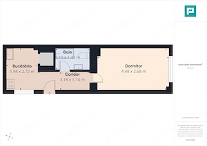 Apartament cu o cameră zona Vârful cu Dor - imagine 7