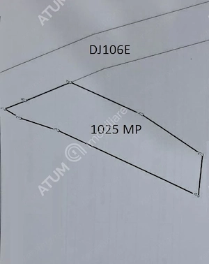 Teren intravilan 1025 mp cu acces utilitati si la drum in Sibiel - imagine 6