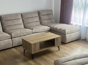 Ansamblu mobilier living nou   comodă TV, 3 comode și măsuță de cafea