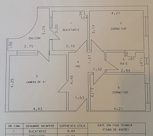 Apartament 3 camere, decomandat, mobilat, 80 mp, zona excelenta - imagine 10