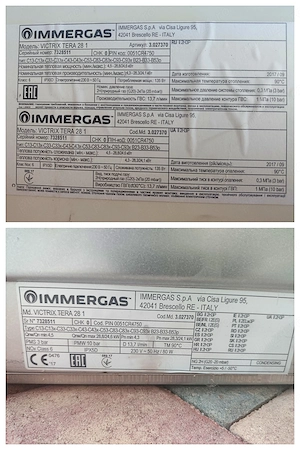 Centrală termică IMMERGAS Victrix Tera 28 1  schimbător căldură defect - imagine 3