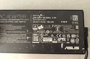 Încărcător laptop Asus original - 180W-20V-9A-(6.0x3.7mm mufa ) - imagine 4