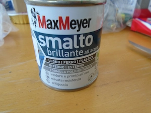 Vopsea Email Poliuretanic pe Bază de Apă MaxMeyer 0.125L Verde Închis Lucios