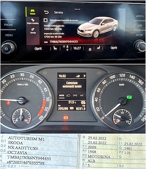 Octavia 2.0 TDi 150cp DSG. Istoric service. Front assist. Navi, scaune încălzite. Distribuție nouă. - imagine 8