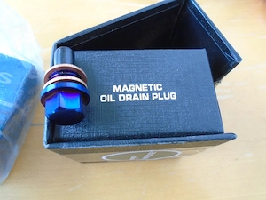 Șurub Magnetic Golire Ulei Motor – Bușon Baie Ulei Anodizat Albastru