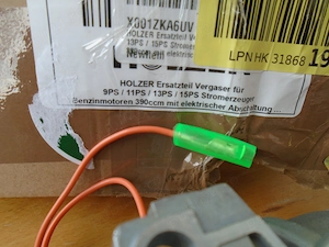 Carburator Generator 9CP - 15CP HOLZER cu Electrovalvă (390cc) Nou - imagine 2