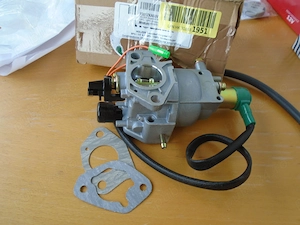 Carburator Generator 9CP - 15CP HOLZER cu Electrovalvă (390cc) Nou