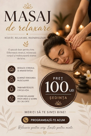 masaj de relaxare terapeutic
