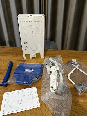 Saritor Usa Bebe 2in1 cu Hamuri de Mers 6-24 Luni Albastru Nou