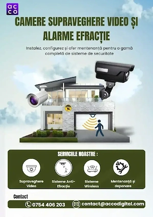 Instalare Camere Supraveghere Video și Alarme Efracție