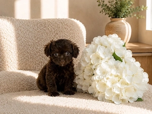 Maltipoo Chocolate - 2KG la maturitate! - imagine 2