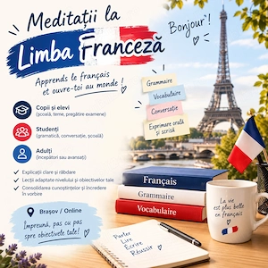 Meditații Limba Franceză   Profesori Franceză   Brașov FIZIC