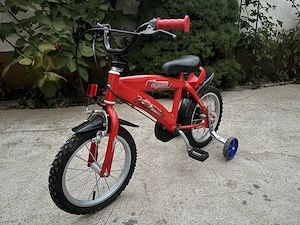 bicicleta cu roti ajutatoare Lightning McQueen