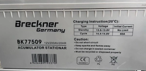 Acumulator solar 12V baterie 