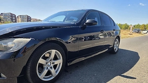 Avariat BMW E90, 320I, 150cp + set de jante cu cauciucuri de iarna. - imagine 2