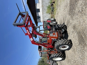 Vand sau schimb tractor Fiat Agri 80-88 DT 4x4, cu incarcator frontal - imagine 2