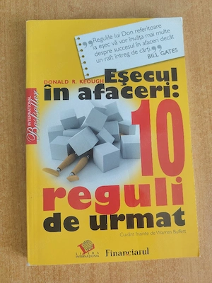 Carte, Eșecul în afaceri 