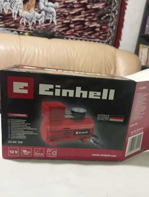 Cric auto,cablu încărcare ,redresor baterie,triunghiuri ,compresor umflat roti Einhell - imagine 2