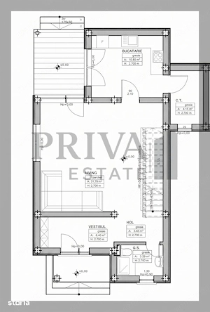 1/2 Duplex P+E, 4 camere, complet mobilat si utilat, Urseni - imagine 14